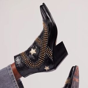 Jo Ghost 'Reputation' Studded Boot in Black (NEW IN BOX)